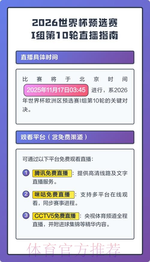 2026世界杯直播完整版全程直播怎么查 2026世界杯直播完整版全程直播怎么查